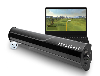 aboutGOLF aG Tech Pack DIY Golf Simulator with 3Trak Launch Monitor