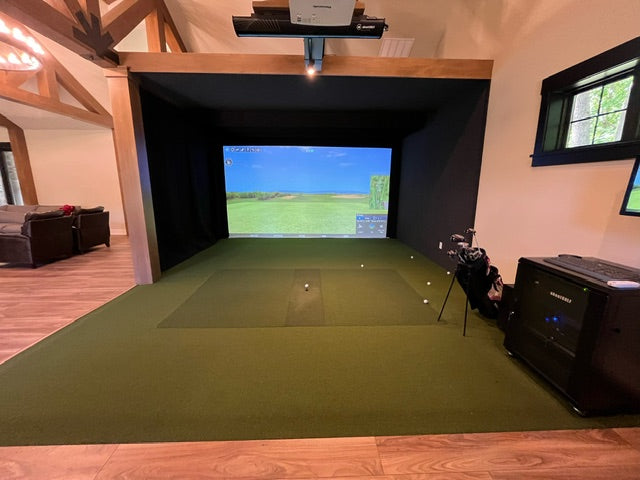 aboutGOLF aG Tech Pack DIY Golf Simulator with 3Trak Launch Monitor
